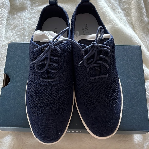 NWT Cole Haan GP Contender shoe Navy 8.5 - Picture 3 of 5
